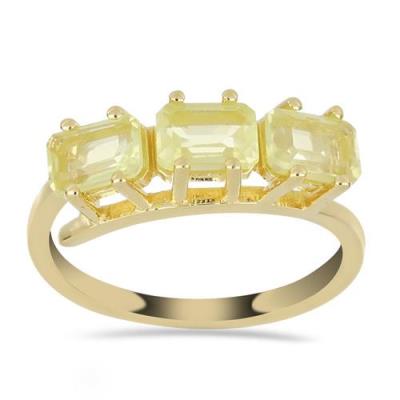 BUY 925 SILVER NATURAL LEMON TOPAZ  GEMSTONE RING